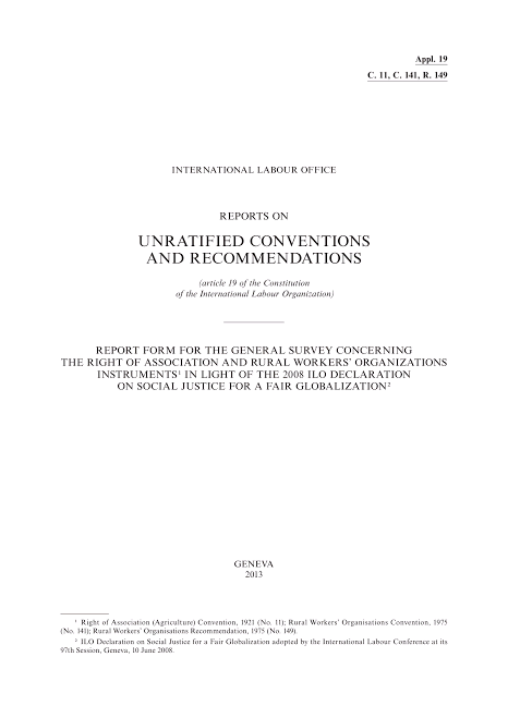 Right of Association (Agriculture) Convention Image