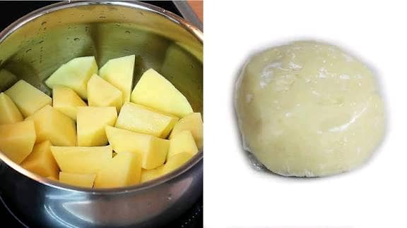 Potato fufu Image